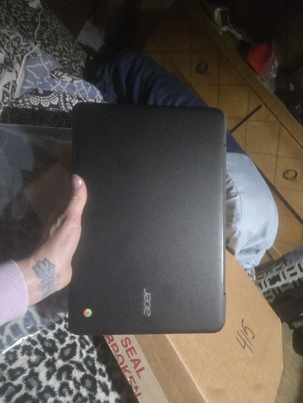 Acer Compact Laptop in Black and Silver Trim